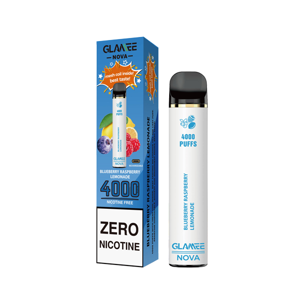 0mg Glamee Nova Disposable Vaping Device 4000 Puffs (BUY 1 GET 1 FREE