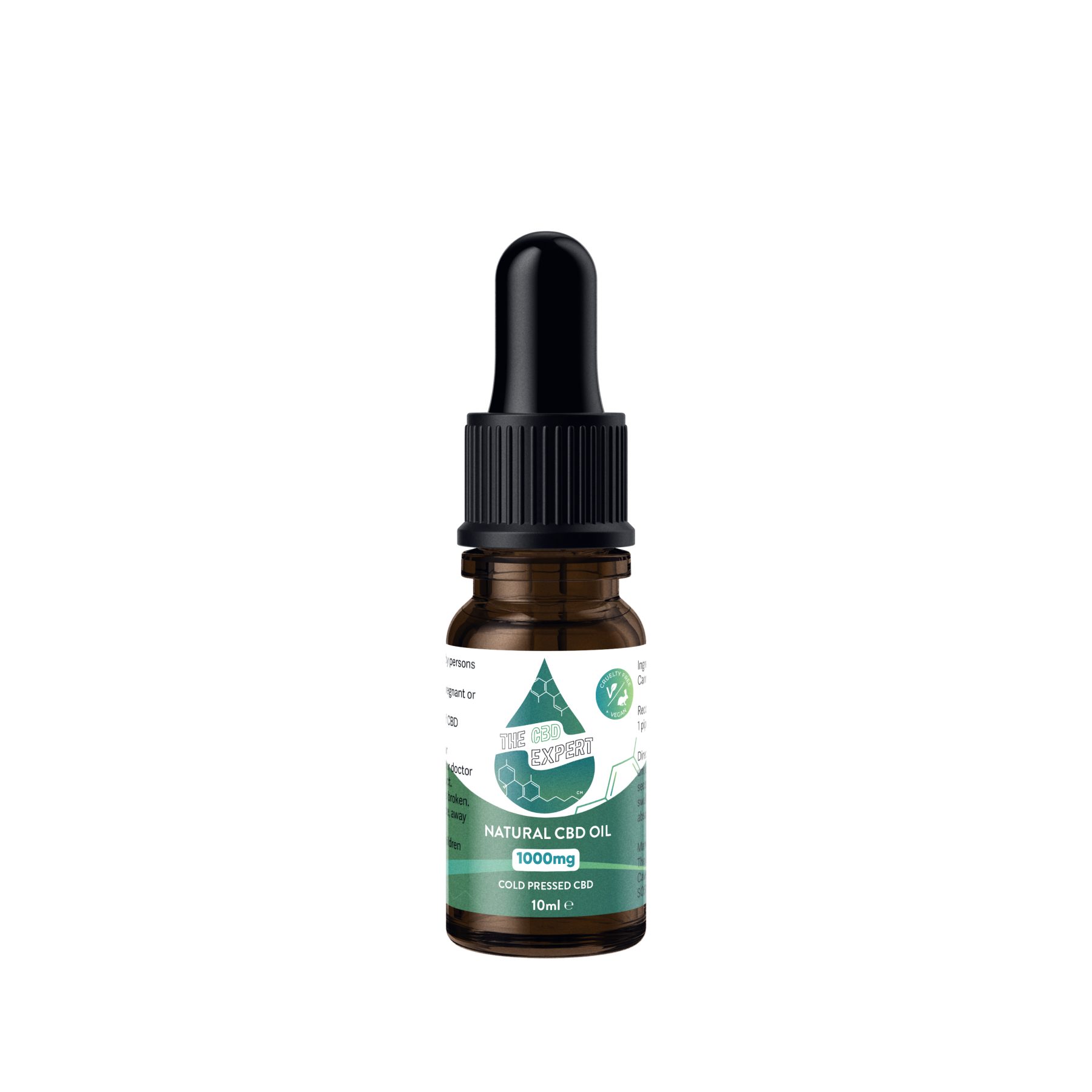 THE CBD EXPERT 1000MG COLD PRESSED OIL -10ML